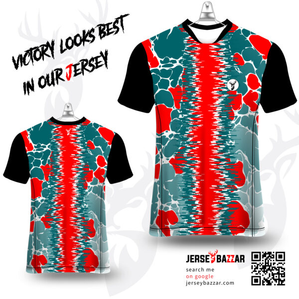 New style printed volleyball sports jersey