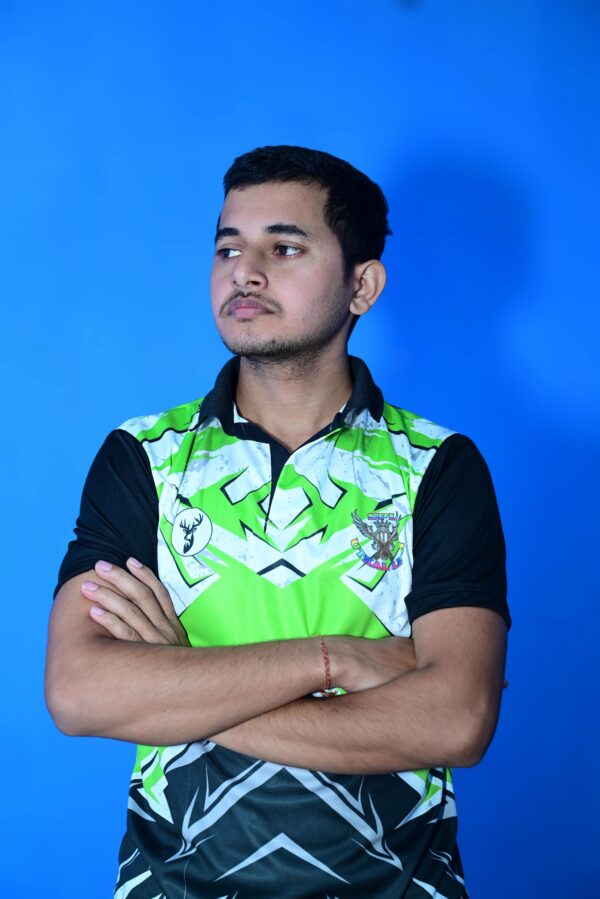 New printed cricket sports jersey 2026 green edition