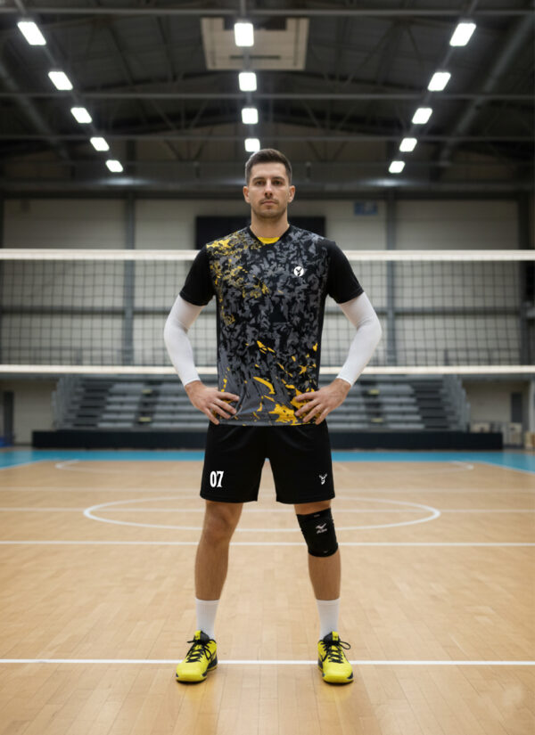 New style printed volleyball sports jersey SPECIAL orange EDITION