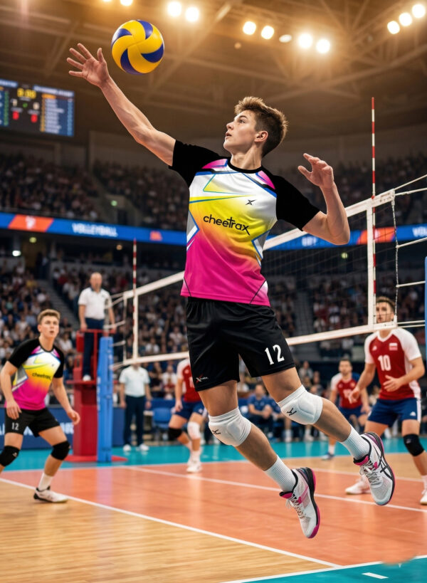 New style printed volleyball sports jersey kit Cheetrax Brand