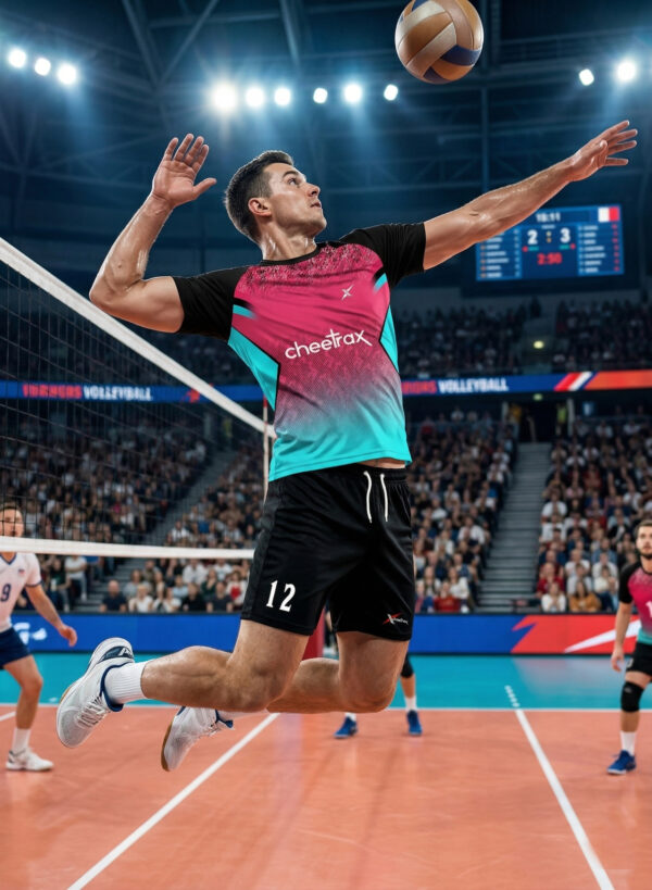 New style printed volleyball sports jersey kit Cheetrax Brand